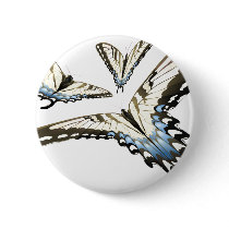 Flying Butterlies Pinback Buttons