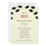Flying Caps Graduation Party Invitation