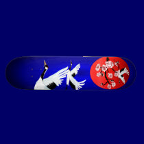 Flying Crane and SunSkateboard skateboards