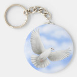 Flying Dove Keychain