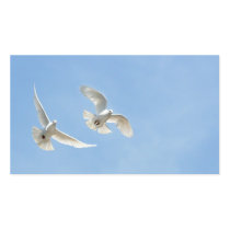 Flying doves business cards