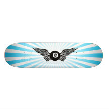 flying eightball skate board deck