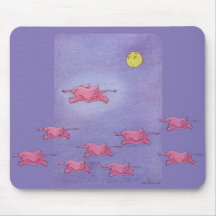 Flying Elephants Mousepad
