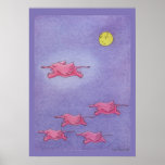 Flying Elephants Posters