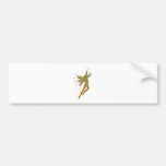 Flying Elf Silhouette Bumper Sticker