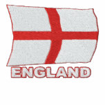Flying England Flag Embroidered  Tracksuit Jacket
