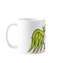 Flying Eyeball Clock Mug