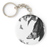 Flying Foxes Keychain