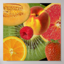 FLYING FRUIT POSTER