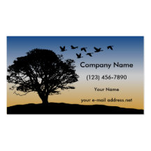 Flying Geese Business Card Templates