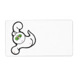 flying ghost custom shipping labels