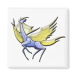 Flying Giraffe Refrigerator Magnet