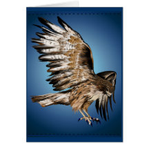 Flying Hawk Card