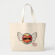 Flying Heart, CAndyshop Logo Canvas Bags