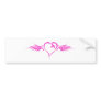Flying Heart - Emo Alternative Grunge Rock Punk Bumper Sticker
