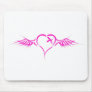 Flying Heart - Emo Alternative Grunge Rock Punk Mouse Mats