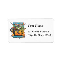 Flying High Motocross Custom Address Labels