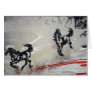 "Flying Horses" Greeting Card