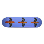 " Flying Hot Dogs " Custom Skate Board