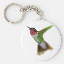 Flying Hummingbird Keychain