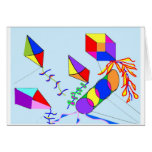 flying-kites greeting cards
