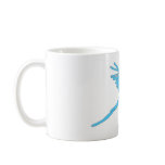 Flying macaw skeleton mugs