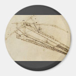 Flying Machine Refrigerator Magnet