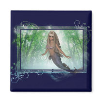 Flying Mermaid out of Water Design ~ Fantasy Refrigerator Magnets