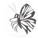Flying Monarch Butterfly Stickers