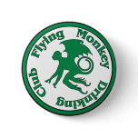 Flying Monkey Drinking Club Pinback Buttons