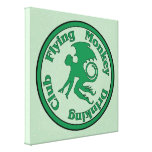 Flying Monkey Drinking Club Canvas Prints