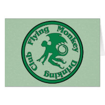 Flying Monkey Drinking Club Card