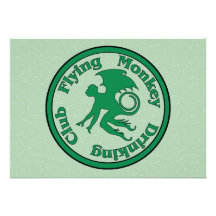 Flying Monkey Drinking Club Custom Invites