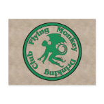 Flying Monkey Drinking Club Postcards