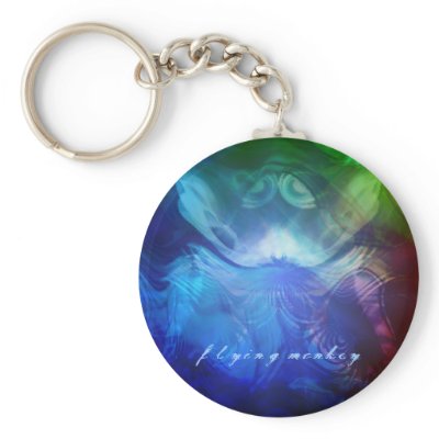 Flying Monkey Key Chain by spaceMONKEYdesigns