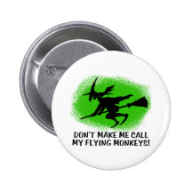 Flying Monkeys Pinback Buttons