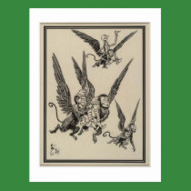 Flying Monkeys postcards