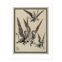 Flying Monkeys Post Card