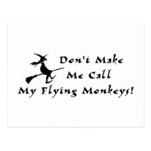Flying Monkeys Postcard