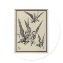 Flying Monkeys Sticker