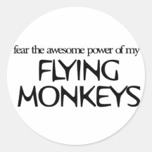 Flying Monkeys Stickers