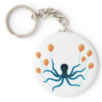 Flying Octopus Keychains