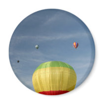 Flying on top of the world! xlta fridge magnet