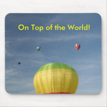 Flying on top of the world! xlta mouse pad