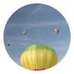 Flying on top of the world! xlta round stickers