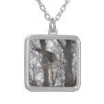 Flying Osprey & Fish Wildlife Photo Scene Pendants