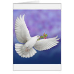 Flying Peace Dove Greeting Card