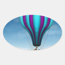 Flying Pig - Balloon - Up up and Away Sticker
