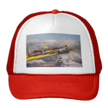 Flying Pig - Plane -The joy ride Mesh Hat