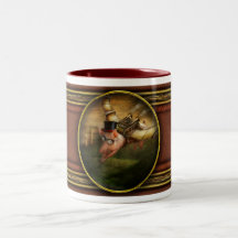 Flying Pig - Steampunk - The flying swine Mug